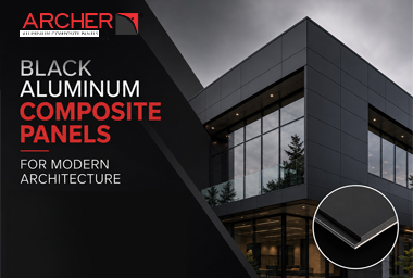 Black Aluminum Composite Panels for Modern Architecture